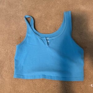 Blue tank top